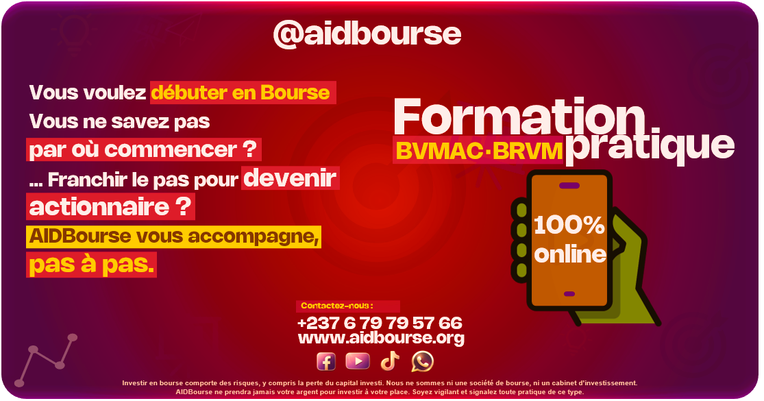 AIDBourse Formation pratique BVMAC BRVM 100% online